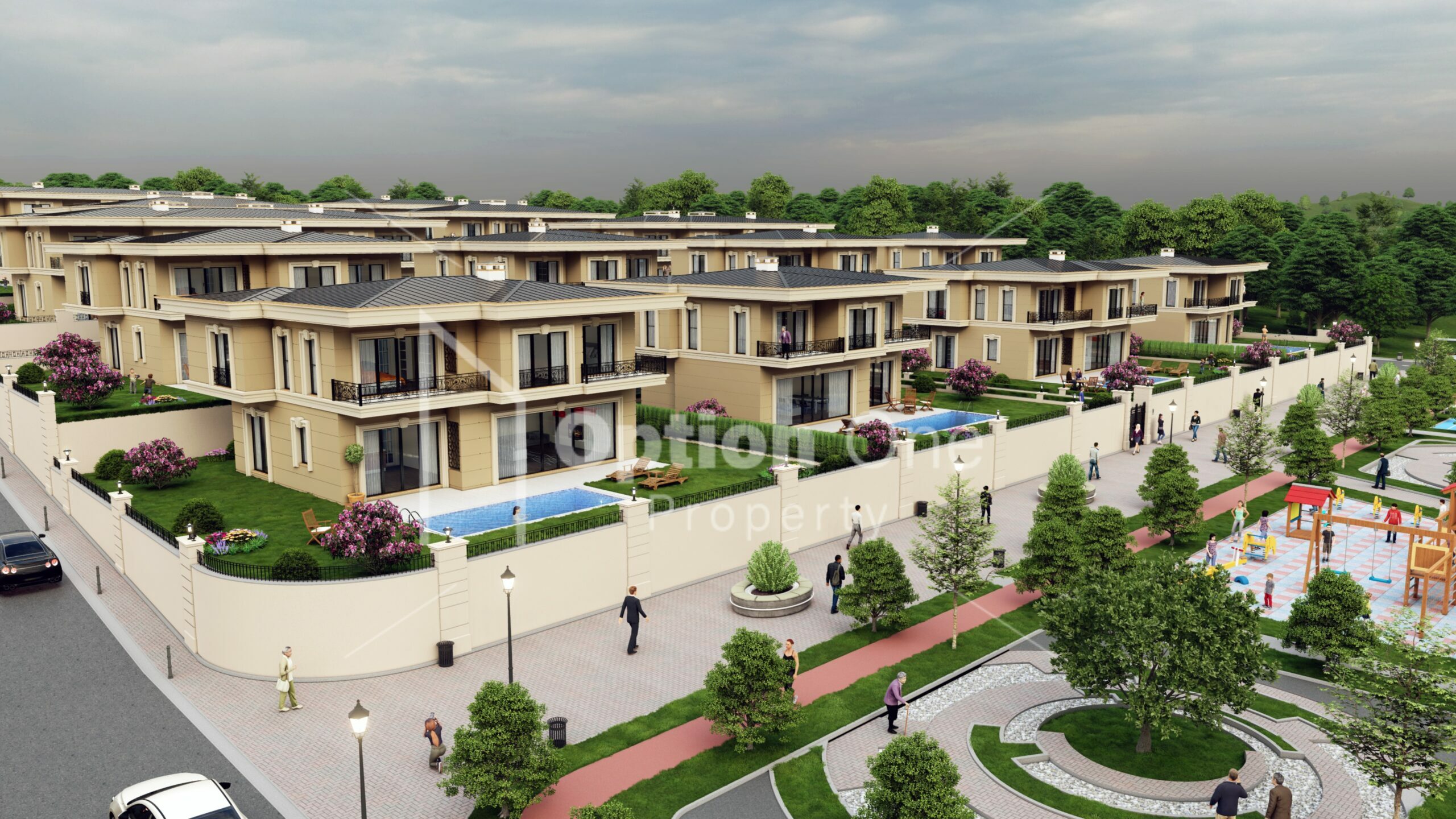 Affordable large size villas in Istanbul
